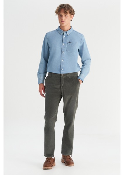 Pamuklu Regular Fit Normal Kesim Cepli Esnek Jogger Pantolon