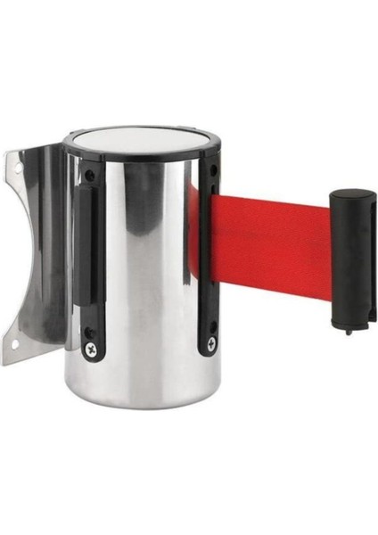 Duvara Monte Şerit Bariyer Kırmızı