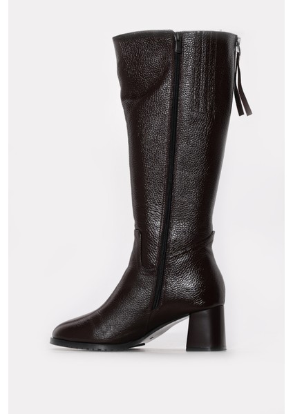 Hakiki Deri Kürklü Kadın Klasik Çizme 064YZA850 fiyatları