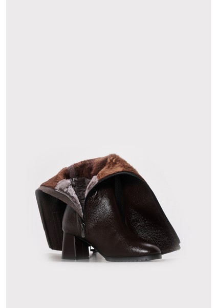 Hakiki Deri Kürklü Kadın Klasik Çizme 064YZA850 modelleri