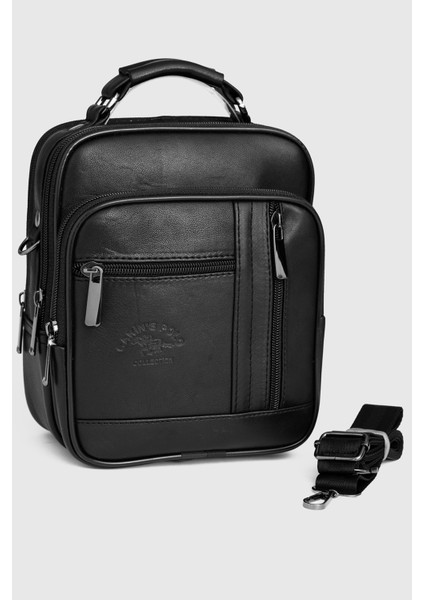 CK12 Orta Boy Hakiki Deri Erkek Çantası