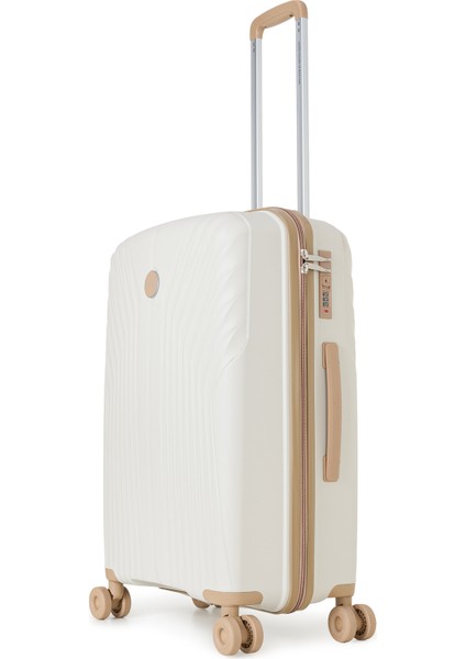 Benetton 8015 Orta Boy Polipropilen Kırılmaz Valiz Tekerlekli Valiz modelleri