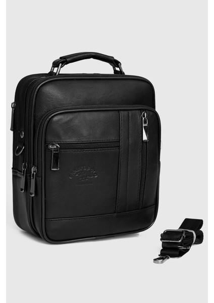 CK12 Küçük Boy Hakiki Deri Erkek Çantası