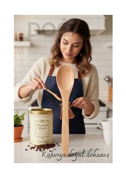 Doğal Gürgen Kahve Kaşığı – 13 cm, Mini Boy, Şık ve Pratik Mutfak Yardımcısı fiyatları