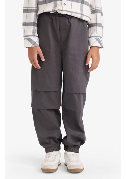 Erkek Çocuk 2'li Takım Kapüşonlu Kareli Gömlek Pantolon G4674A825WN fırsatları