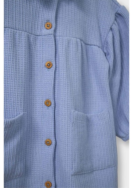 Kız Bebek Gömlek Yaka Uzun Kollu Elbise G5017A525WN fiyatları