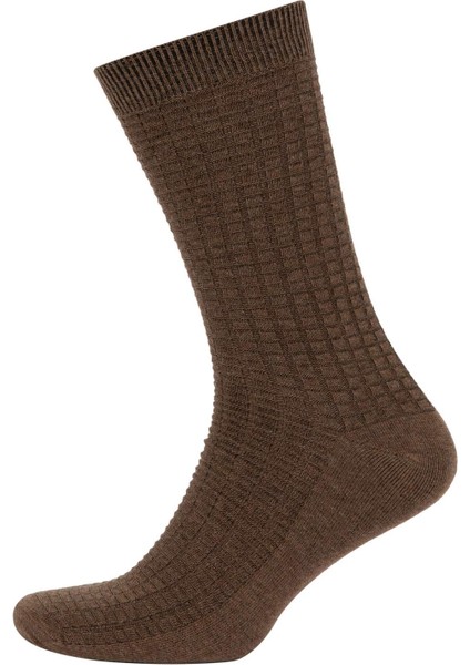 Erkek Rahat Lastikli 5'li Pamuklu Uzun Çorap C6712AXNS fiyatları