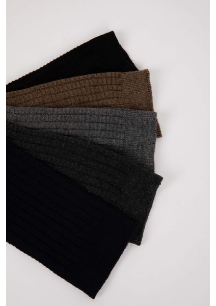 Erkek Rahat Lastikli 5'li Pamuklu Uzun Çorap C6712AXNS