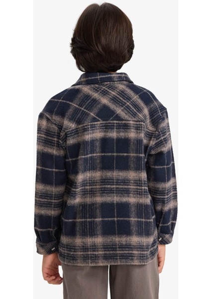 Erkek Çocuk Ekose Desenli Flanel Uzun Kollu Gömlek G5285A825CW indirimleri