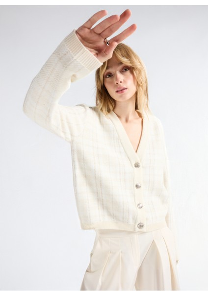 Ekru Kadın Hırka F5WL-HRK0026