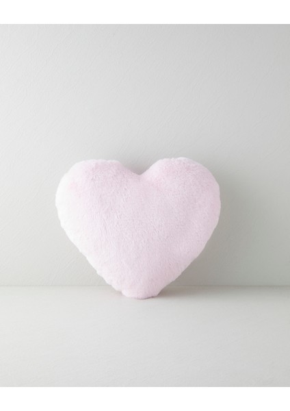 Kalpli Dekoratif Kırlent Pudra