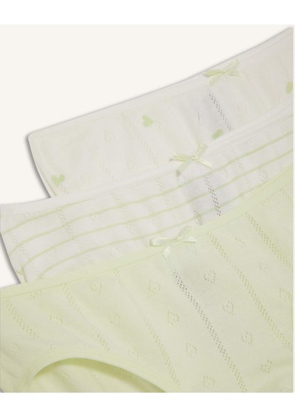 Kız Çocuk 3'lü Slip Külot G1972A825AU fırsatları