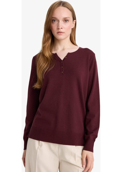 Regular Fit V Yaka Kazak E9145AX25AU fırsatları