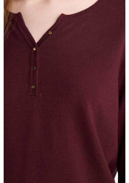 Regular Fit V Yaka Kazak E9145AX25AU indirimleri