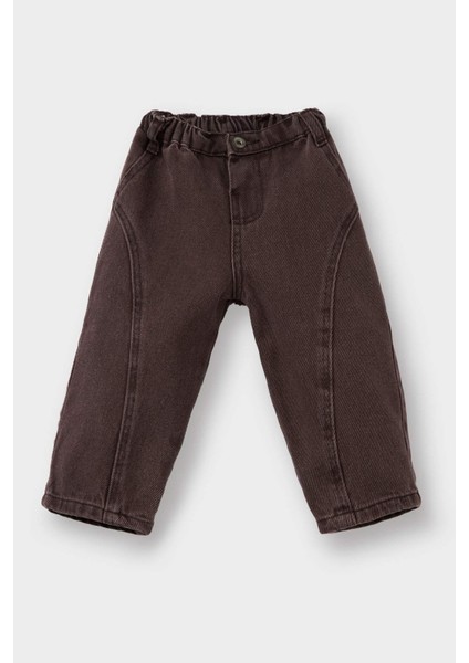 Erkek Bebek Beli Lastikli Jean Pantolon G3777A525WN