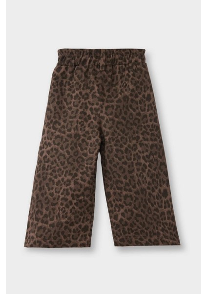 Kız Bebek Leopar Desenli Gabardin Pantolon G5011A525WN modelleri