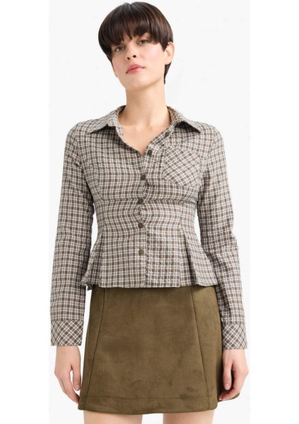 A Kesim Normal Bel Süet Mini Etek modelleri