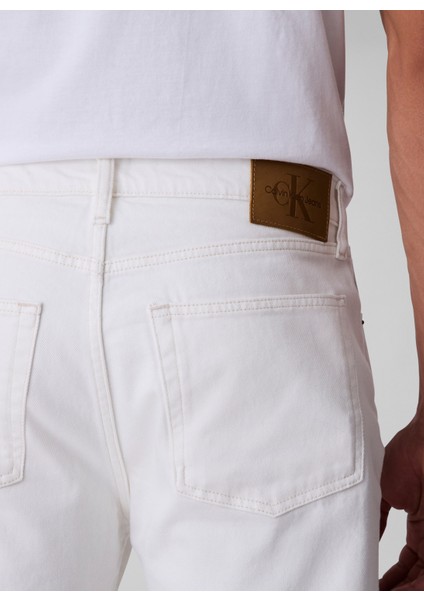 Normal Bel Straight Beyaz Erkek Denim Pantolon LV04LB781GASN Stndrd Strght Chalk W fırsatları