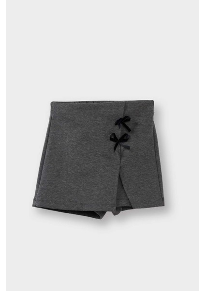 Kız Bebek Fiyonk Detaylı Şort Etek G5734A525WN