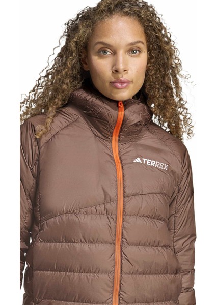 JL5583 W Xpr Down J Açık Kahve Düz Kadın Mont modelleri