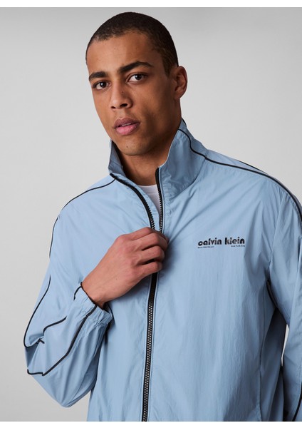 Açık Mavi Erkek Mont LV04RC505GCJ4 Ls Crınkle Stand Coll modelleri