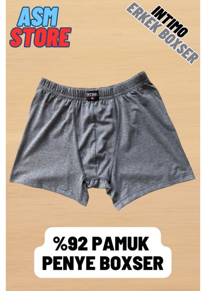 %100 Pamuklu Erkek Boxser / Tekli Paket - Gün Boyu Konfor ve Şıklık ! modelleri