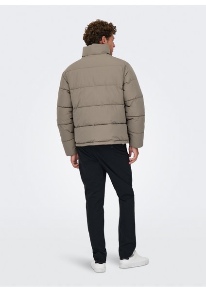 Koyu Bej Erkek Mont Onspack Lıfe Puffer Jacket Otw indirimleri