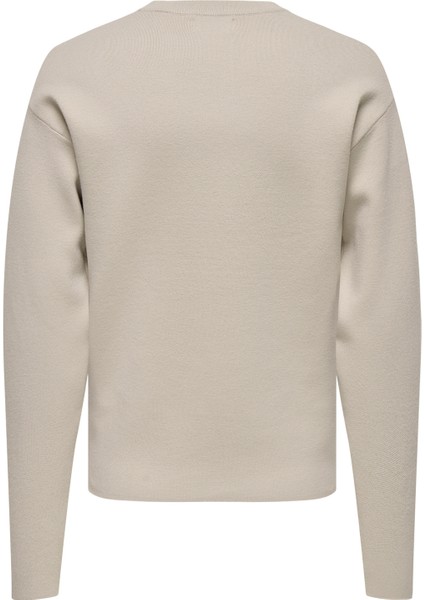 O Yaka Rahat Düz Ekru Erkek Kazak Onscooper Rlx Ls 12 Crew Knıt fiyatları