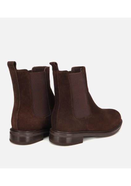 01BOH313030A480 KADIN Süet Deri Kahverengi Lastik Detaylı Düz Bot fırsatları