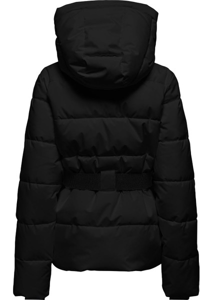 Siyah Kadın Mont Onlharper Lıfe Belted Premıum Jacke fiyatları