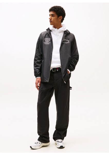 Siyah Erkek Mont DM0DM21679BDS Tjm Wındbrkr Boroughs