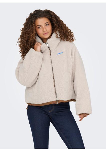 Kırık Beyaz Kadın Mont Onlmarıa Lıfe Rev Puffer Jacket cc fiyatları