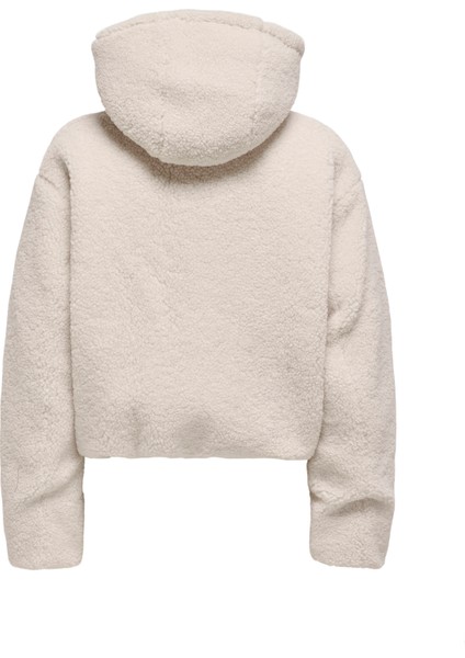 Kırık Beyaz Kadın Mont Onlmarıa Lıfe Rev Puffer Jacket cc