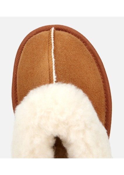 01TEH314590A340 KADIN Süet Taba Içi Kürklü Düz Terlik indirimleri