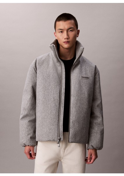 Gri Erkek Mont LV04LD519GT5K_LS Melange Rıb Neck W fiyatları