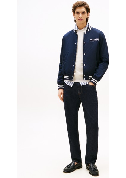 Normal Mavi Erkek Ceket MW0MW40647DW5_AMERICANA Varsıty Jkt