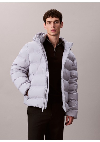 Gri Erkek Mont LV04LD517GWCP_LS Quılted Bonded Cha fiyatları