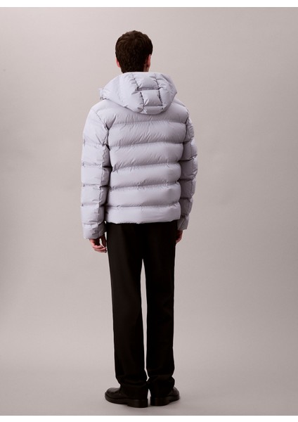 Gri Erkek Mont LV04LD517GWCP_LS Quılted Bonded Cha