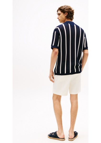 Bisiklet Yaka Normal Beyaz Erkek Kazak MW0MW412250FA_VERTICAL Strıpe Open modelleri