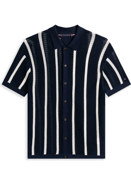 Bisiklet Yaka Normal Beyaz Erkek Kazak MW0MW412250FA_VERTICAL Strıpe Open fırsatları