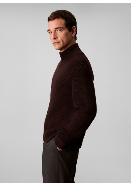 Bisiklet Yaka Normal Gri Erkek Kazak LV04LD305GGRO_LS Fz Texture Stıtch fırsatları