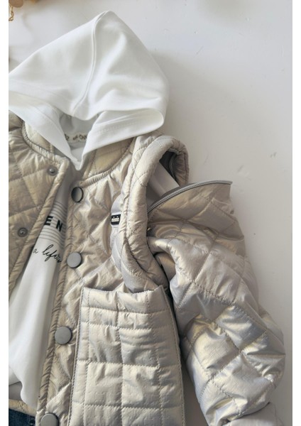 Çıkarılabilir Kol Detaylı Min 3 Lü unisex takım - Gri modelleri