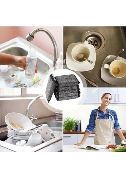 Paslanmaz Çelik Sihirli Inox Yağ ve Kir Çözücü Tel Bulaşık Süngeri 2 Adet fırsatları