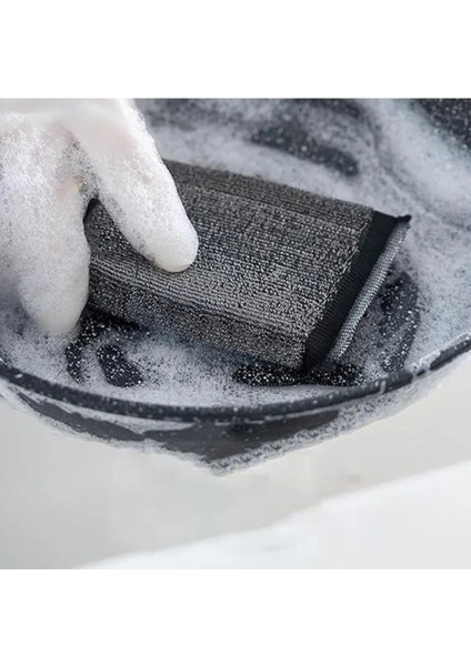 Paslanmaz Çelik Sihirli Inox Yağ ve Kir Çözücü Tel Bulaşık Süngeri 2 Adet