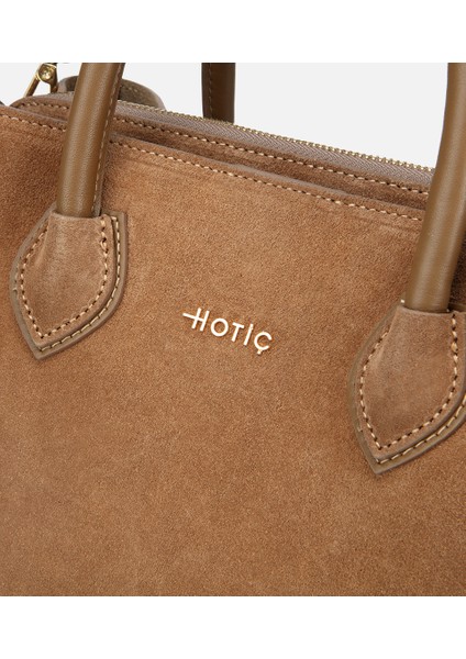 03CAH317110A340 KADIN Süet Deri Bej Tote Çanta modelleri