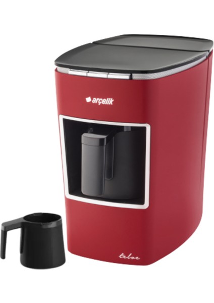 K 3400 Telve Kırmızı Türk Kahve MAKINESI+500 Gr.türk Kahvesi Hediye