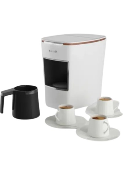 K 3400 Telve Kırmızı Türk Kahve MAKINESI+500 Gr.türk Kahvesi Hediye