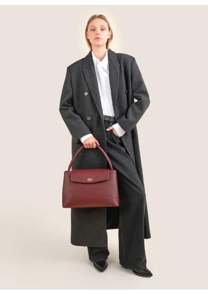 Bordo Kadın Omuz Çantası 250128 fiyatları