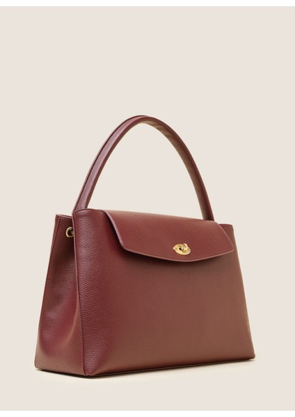 Bordo Kadın Omuz Çantası 250128 modelleri