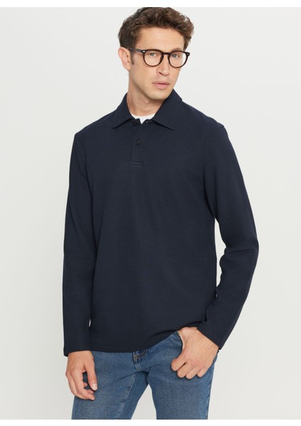 Lacivert Erkek Polo T-Shirt ACE048261045_LAC